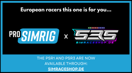 PRO SIMRIG Expands European Presence - PSR1 & PSR3 Now Available via SimRaceShop.de